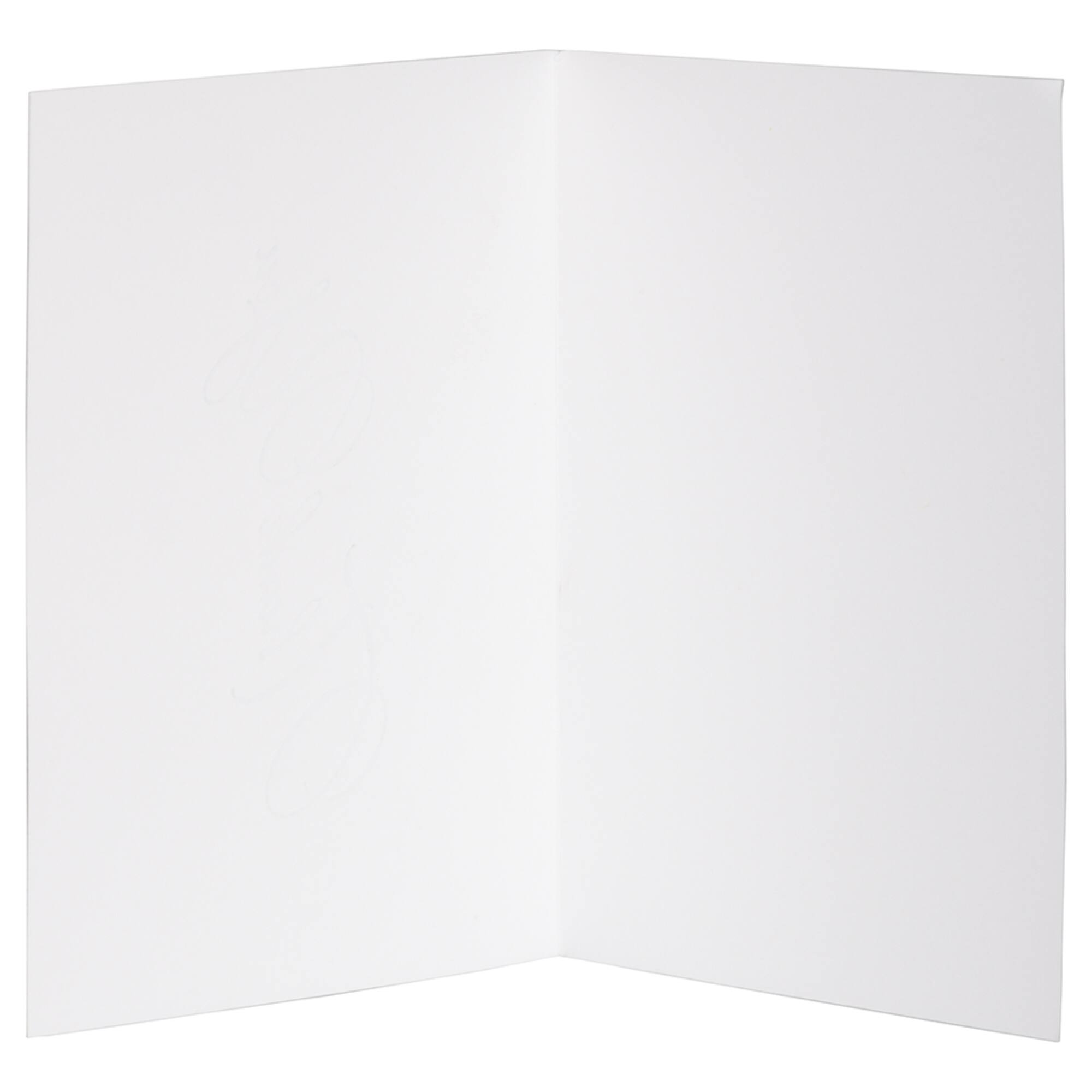 JAM Paper Thank You Card Set with Silver Script